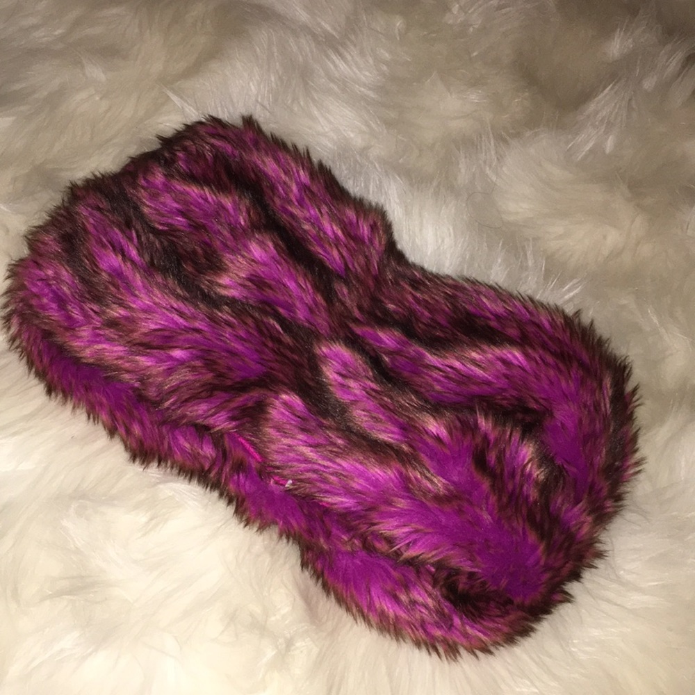 Betsey Johnson Faux Fur Infinity Scarf